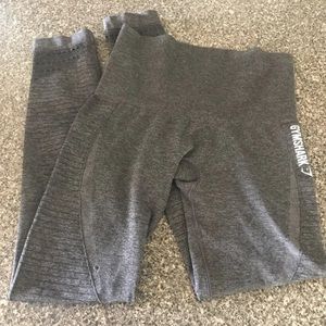 Original Gymshark Seamless Leggings Black Marl